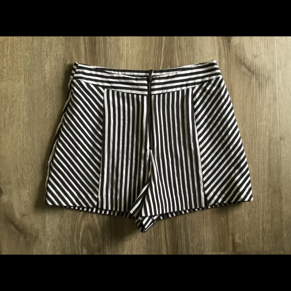ZARA Highwaisted Front Zippier Shorts